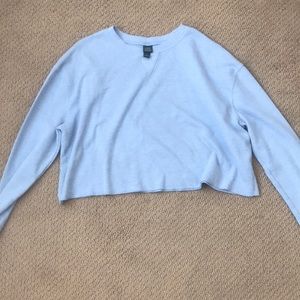 Cropped long sleeve shirt
